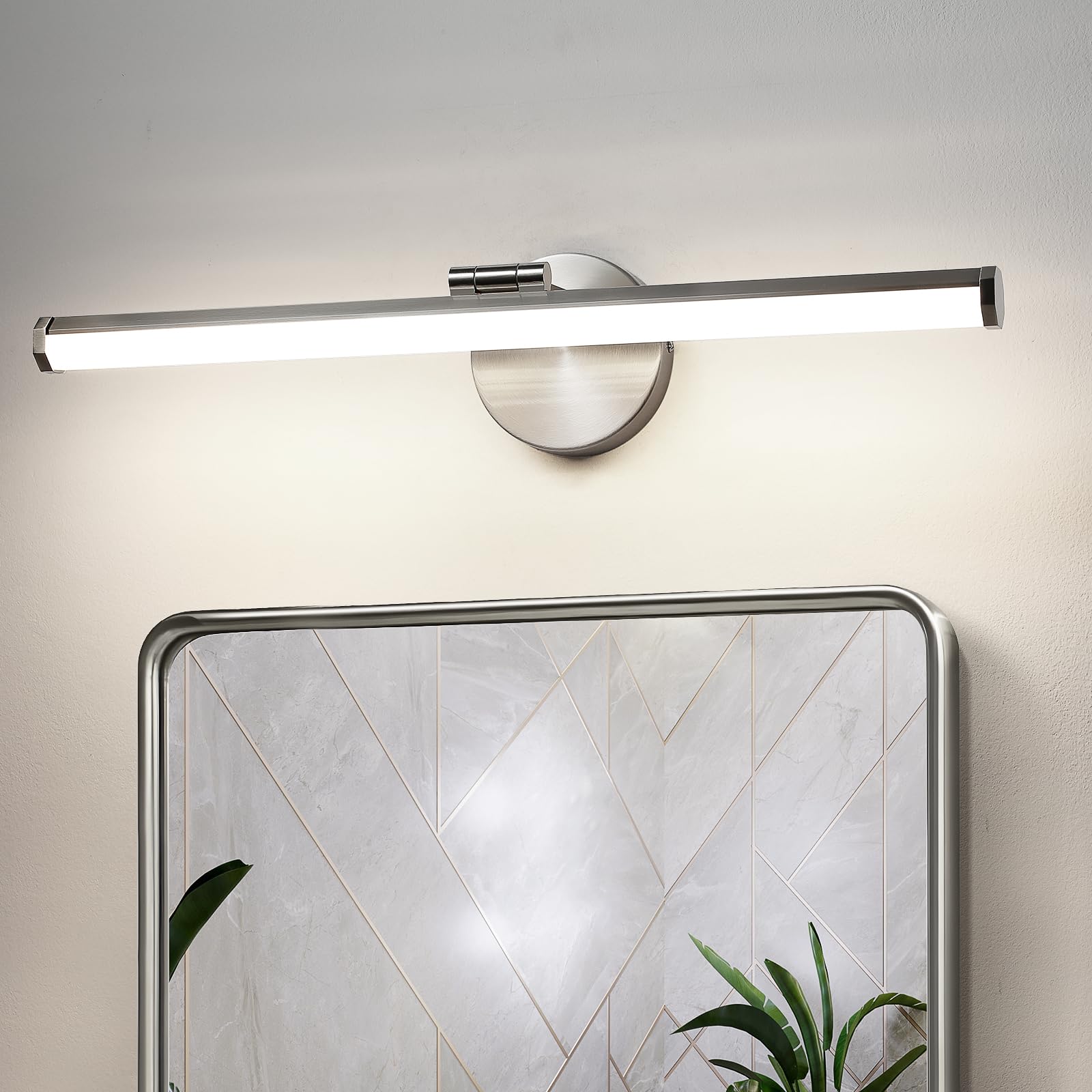 KAISITE Bathroom Lighting Fixture Over Mirror - 30 Inch Gold Vanity Light 24W 5CCT Dimmable Modern LED Vanity Light Fixture Rotatable Bath Vanity Light Bar for Bathroom
