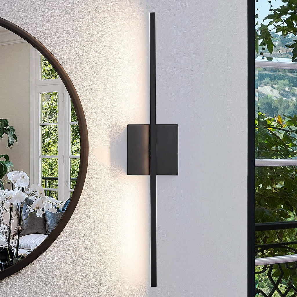 Gold Bathroom Vanity Light Fixtures - 30 inch Rotatable Modern 5CCT LED Vanity Lights for Bathroom Lighting Fixture Over Mirror Dimmable Bathroom Wall Sconce
