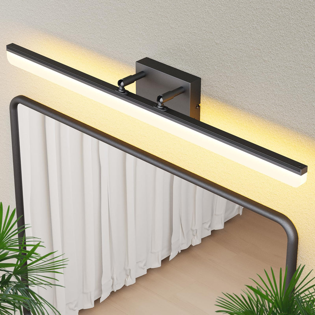 Brushed Nickel Vanity Light, 15.7” Dimmable LED Bathroom Light Bar with 5CCT, Adjustable Angle – Modern Wall Lighting for Bathroom, Powder Room, Bedroom, Apartment, Hotel